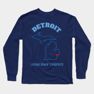 Detroit Down Thumber Long Sleeve T-Shirt